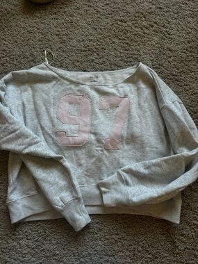 Hollister Feel Good Easy Off-The-Shoulder Sweatshirt (S)